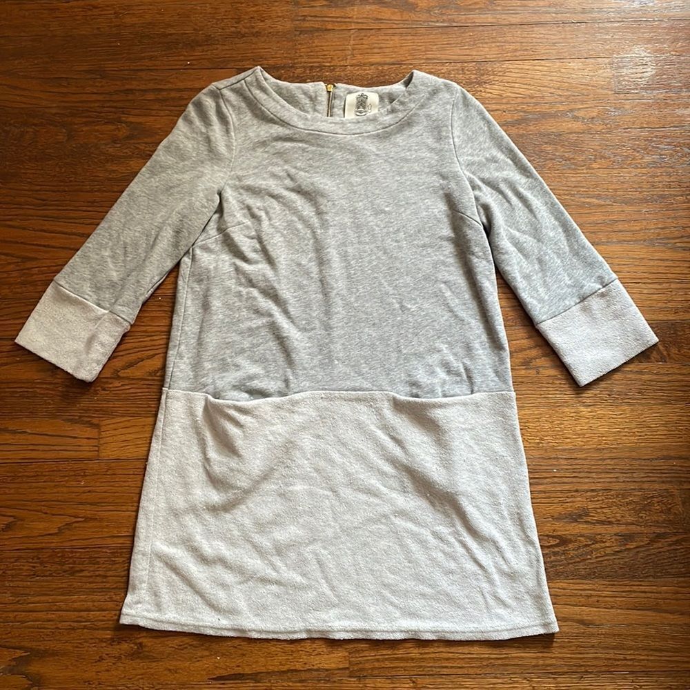 Anthropologie Lili’s Closet Gray Sweatshirt Dress
